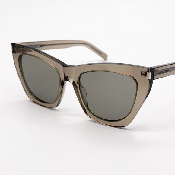 NEW SAINT LAURENT SL214 KATE 025 SUNGLASSES WOMEN CAT EYE BROWN SL 214 KATE 025 - Picture 4 of 10